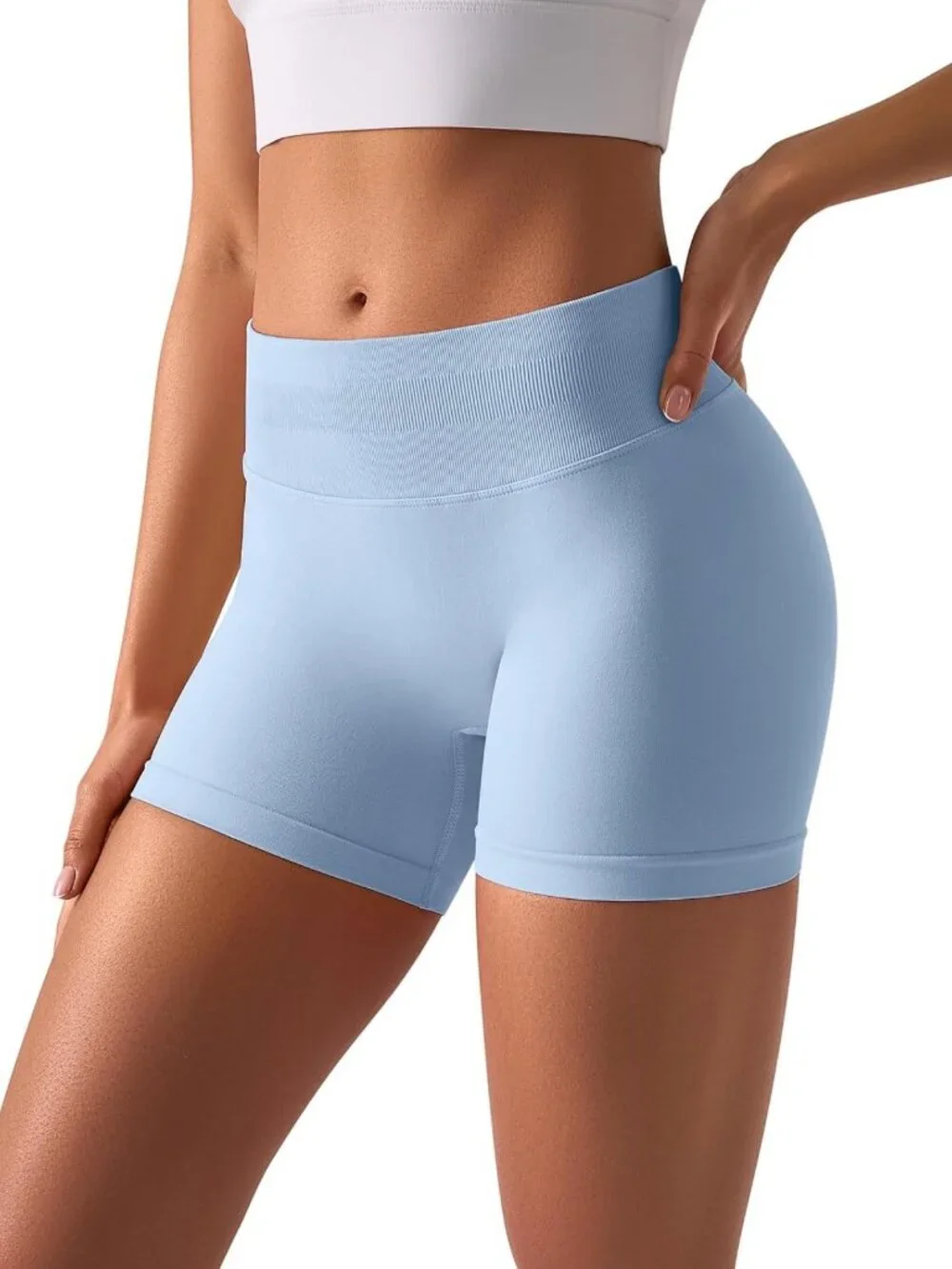 Women’s Scrunch Butt Lifting Gym Shorts | Workout Booty Shorts for Fitness